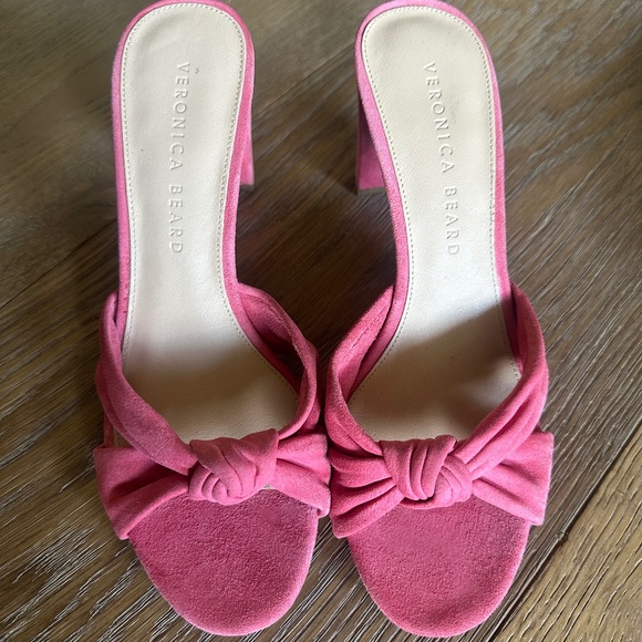 Veronica Bear Granita Knotted Suede Mule Sandals - Picture 3 of 17